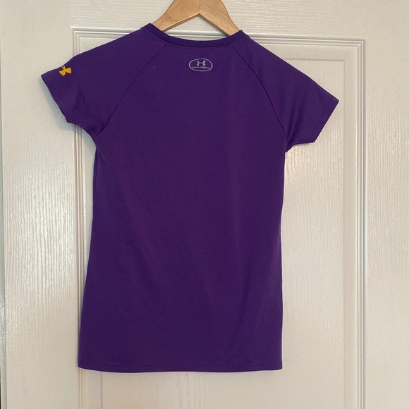 Youth under armour Los Angeles Lakers basketball combine YMD loose heat gear top - Picture 8 of 10